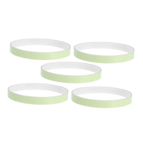 ELAYARD 5 Rollen Fluoreszierendes Sicherheitsband Selbstklebend Rutschfest Leuchtstreifen für Treppen und Böden Grün Nachtsichtbar Antirutsch Innen Außen Büros Öffentliche Bereiche von ELAYARD