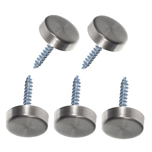 ELAYARD 5 Sätze Edelstahl Dekorative Schrauben Flachkopf Selbstschneidend mit Abdeckkappen Montage für Schilder Spiegel Möbel für Innen Außen Gebrauch ELAYARD 5 Sätze Edelstahl Dekorative Schrauben Flachkopf Selbstschneidend mit Abdeckkappen Montage für Schilder Spiegel Möbel für Innen Außen Gebrauch von ELAYARD