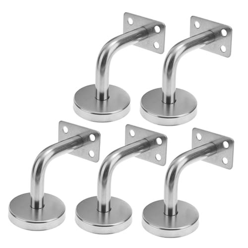 ELAYARD 5 Stück Handlaufhalter Wandmontage Treppenhandlaufstütze Robust Langlebig Elegant für Hotel Restaurant Büro Villa und Fitnessstudio ELAYARD 5 Stück Handlaufhalter Wandmontage Treppenhandlaufstütze Robust Langlebig Elegant für Hotel Restaurant Büro Villa und Fitnessstudio von ELAYARD