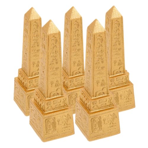 ELAYARD 5 Stück Teiliges Ägyptisches Obelisk Resin Detaillierte Desktop Figur Antike Ägyptische Sandtisch Dekoration Kreatives Lernspiel für Büro und Arbeitszimmer Kulturskulptur ELAYARD 5 Stück Teiliges Ägyptisches Obelisk Resin Detaillierte Desktop Figur Antike Ägyptische Sandtisch Dekoration Kreatives Lernspiel für Büro und Arbeitszimmer Kulturskulptur von ELAYARD