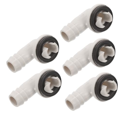 ELAYARD 5 Stück Teiliges Ablaufschlauch Adapter Splitter Ablassanschluss für Klimaanlagen Fenstergeräte Dicht und Installieren für Haushalt Büro Hotel von ELAYARD