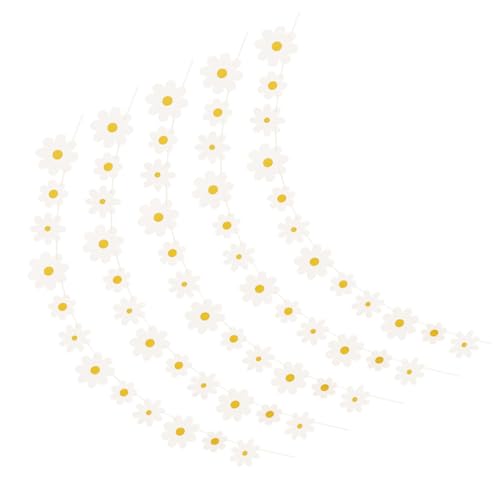 ELAYARD 5 Stück Teiliges Blumenbanner mit Design Leichte Geburtstagsdeko zum Aufhängen Vielseitig für Innen und Außen Geeignet für Kindergeburtstag Shower Party und Raumdekoration ELAYARD 5 Stück Teiliges Blumenbanner mit Design Leichte Geburtstagsdeko zum Aufhängen Vielseitig für Innen und Außen Geeignet für Kindergeburtstag Shower Party und Raumdekoration von ELAYARD