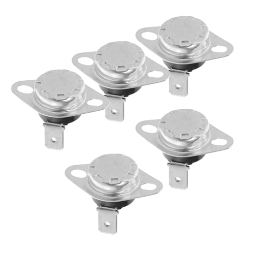 ELAYARD 5 Stück Teiliges Thermostat Temperaturregler Normalerweise Geschlossener Thermoschalter Automatische Rückstellung für Heizgeräte Zuverlässiger Temperaturkontrollschalter für ELAYARD 5 Stück Teiliges Thermostat Temperaturregler Normalerweise Geschlossener Thermoschalter Automatische Rückstellung für Heizgeräte Zuverlässiger Temperaturkontrollschalter für von ELAYARD