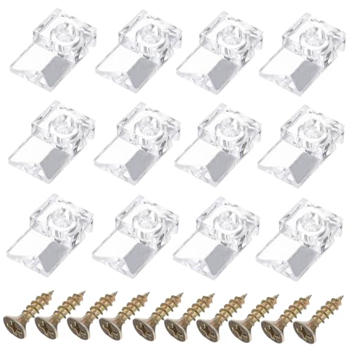 ELAYARD 50 Stück Teiliges Spiegelklammer aus Kunststoff Glas Spiegelhalterung ohne Bohren Stoßfeste Glasscheibenbefestigung mit Schrauben Montagefreundlich Langlebig und Stabil für ELAYARD 50 Stück Teiliges Spiegelklammer aus Kunststoff Glas Spiegelhalterung ohne Bohren Stoßfeste Glasscheibenbefestigung mit Schrauben Montagefreundlich Langlebig und Stabil für von ELAYARD