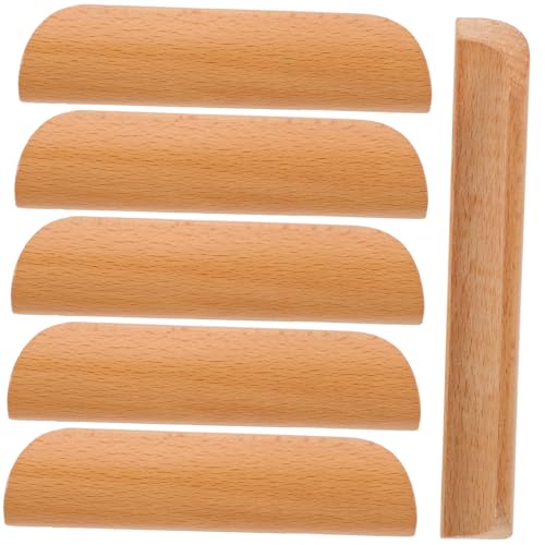 ELAYARD 6 Stck Teiliges Halbkreisförmige Holzgriffe aus Buchenholz mit Lochabstand Schlichte Schrank Schubladengriffe für Kommode Kleiderschrank Küchenschrank Langlebig und Leicht zu ELAYARD 6 Stck Teiliges Halbkreisförmige Holzgriffe aus Buchenholz mit Lochabstand Schlichte Schrank Schubladengriffe für Kommode Kleiderschrank Küchenschrank Langlebig und Leicht zu von ELAYARD
