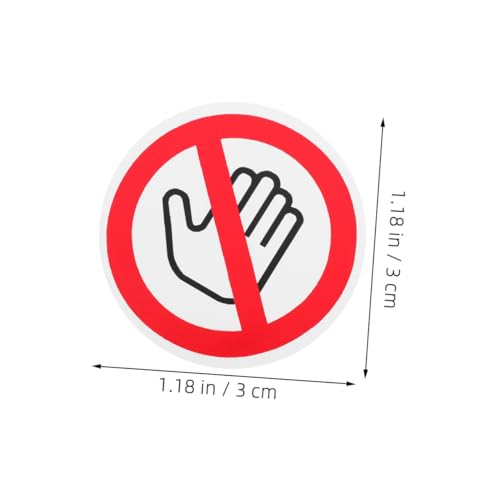 ELAYARD 6 Stück Sicherheitswarnaufkleber Do Not Touch Warnschild Selbstklebend Für Kinderschutz Maschinenwarnung Arbeitsplatz Sicherheitsschutz ELAYARD 6 Stück Sicherheitswarnaufkleber Do Not Touch Warnschild Selbstklebend Für Kinderschutz Maschinenwarnung Arbeitsplatz Sicherheitsschutz von ELAYARD