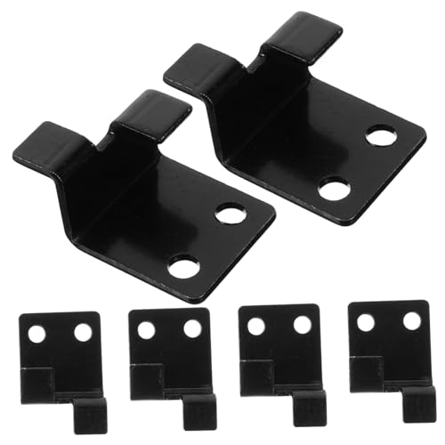 ELAYARD 6 Stück Teiliges Edelstahl Spiegelhalter Wandhaken für Zementwände Schwere Wandhalterung für Fliesen Spiegelbefestigung Links und Rechts Verzahnt für Sicheren Halt von ELAYARD