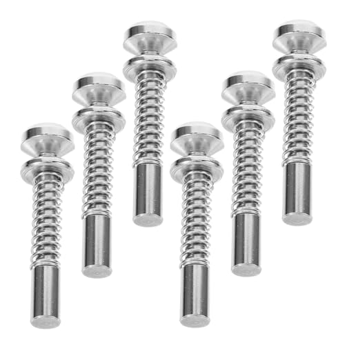 ELAYARD 6 Stück Teiliges Federbelastete Fenstergitter Plunger Pins Langlebige Federstecker für Babybett und Fensterrahmen Flexibel Einsetzbar Einfache Montage Stabiler Austausch für von ELAYARD