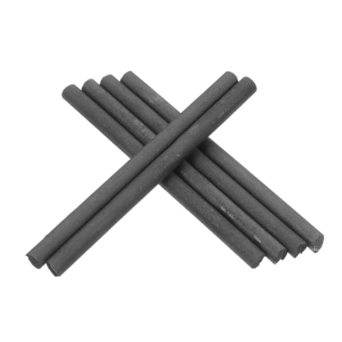 ELAYARD 6 Stück Teiliges Graphitstab Hitzebeständige Rührstäbe für Schmelzen und Gießen Langlebige Leitfähige Elektrodenstäbe für Schmuckherstellung Labor und Metallurgie von ELAYARD
