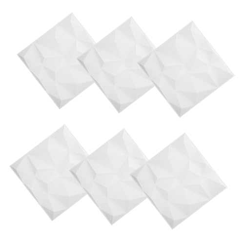ELAYARD 6 Stück Teiliges PVC Wandpaneele Weiß Mattiert Selbstklebend Feuchtigkeitsbeständig Strapazierfähig Modernes Akzentpaneel für Büro Wohnzimmer Schlafzimmer Innendekor ELAYARD 6 Stück Teiliges PVC Wandpaneele Weiß Mattiert Selbstklebend Feuchtigkeitsbeständig Strapazierfähig Modernes Akzentpaneel für Büro Wohnzimmer Schlafzimmer Innendekor von ELAYARD