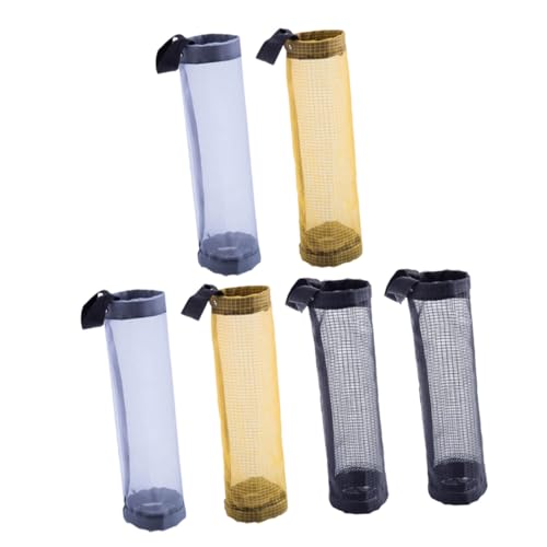 ELAYARD 6 Stück Teiliges Plastikbeutelhalter mit Großem Fassungsvermögen Praktischer Aufbewahrungshilfe für Müllsäcke und Einkaufstüten Vielseitig Einsetzbar in Küche Bad Schrank Einfach von ELAYARD