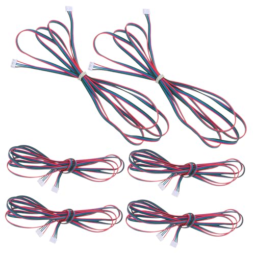 ELAYARD 6 Stück Teiliges Schrittmotor Verlängerungskabel Pol Motor Anschlusskabel Weiße Stecker Sicherer Kontakt Hohe Leitfähigkeit Einfache Installation für Drucker ELAYARD 6 Stück Teiliges Schrittmotor Verlängerungskabel Pol Motor Anschlusskabel Weiße Stecker Sicherer Kontakt Hohe Leitfähigkeit Einfache Installation für Drucker von ELAYARD