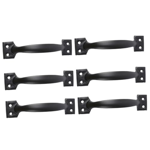 ELAYARD 6 Stück Teiliges Vintage Türgriff aus Eisen für Möbel und Kleiderschrank Gebogenes Design mit Glatter Oberfläche Robust und Komfortabel für Schrank Möbeltüren ELAYARD 6 Stück Teiliges Vintage Türgriff aus Eisen für Möbel und Kleiderschrank Gebogenes Design mit Glatter Oberfläche Robust und Komfortabel für Schrank Möbeltüren von ELAYARD