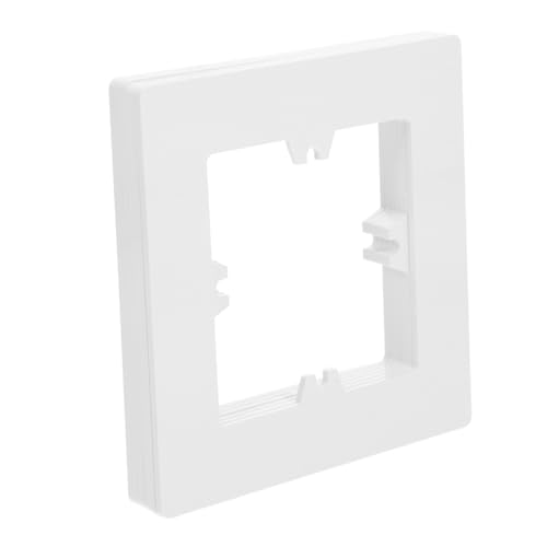 ELAYARD 6 Stück Wandloch Abdeckplatten aus PC Dekorative Steckdosenabdeckung Hitzebeständig Kratzfest Einfach zu Montieren zur Wandreparatur und Optischen Verbesserung Weiß ELAYARD 6 Stück Wandloch Abdeckplatten aus PC Dekorative Steckdosenabdeckung Hitzebeständig Kratzfest Einfach zu Montieren zur Wandreparatur und Optischen Verbesserung Weiß von ELAYARD