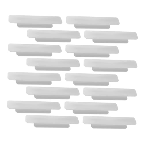 ELAYARD 8 Paare Teiliges Klebe türgriffe für Schiebetüren Kunststoff Schiebeschrankgriffe ohne Bohren Selbstklebende Griffe für Scheunentüren Innen Außentüren Einfache Montage Weiß von ELAYARD