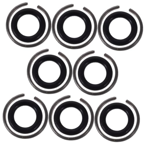 ELAYARD 8 Sätze Teiliges Impact wrench Sicherungsring mit O ring Langlebiger Haltering und Gummiring Robustes Steckschlüssel Ersatzteil für Schlagschrauber Hohe Festigkeit und von ELAYARD