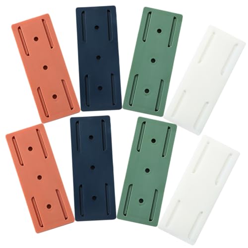 ELAYARD 8 Stück Selbstklebende Steckdosenhalterung ohne Bohren Power Strip Halterung Wandbefestigung Halter Wandhalter für Haushalt Büro Küche von ELAYARD