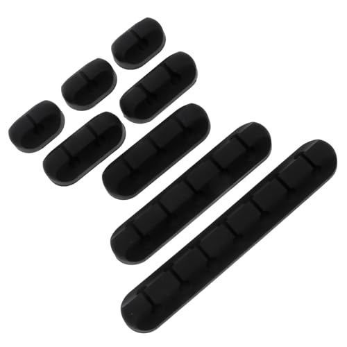 ELAYARD 8 Stück Teiliges Kabelclips Selbstklebend Kabelhalter für Schreibtisch Flexibler Kabelorganizer für USB Verbindungs und Datenkabel Stark Haftend Einsetzbar für Saubere ELAYARD 8 Stück Teiliges Kabelclips Selbstklebend Kabelhalter für Schreibtisch Flexibler Kabelorganizer für USB Verbindungs und Datenkabel Stark Haftend Einsetzbar für Saubere von ELAYARD