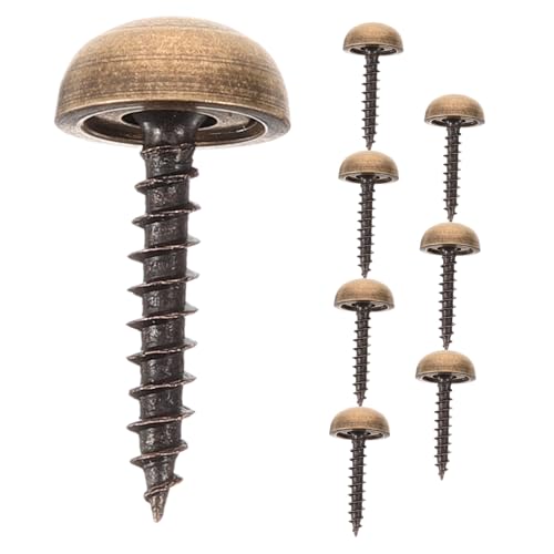 ELAYARD 8 Stück Teiliges Messing Schrauben Abdeckkappen Dekorative Spiegel Schrauben Kappen Rostbeständig Schutzfunktion für Möbel Badezimmer Tische und Kunstwerke ELAYARD 8 Stück Teiliges Messing Schrauben Abdeckkappen Dekorative Spiegel Schrauben Kappen Rostbeständig Schutzfunktion für Möbel Badezimmer Tische und Kunstwerke von ELAYARD