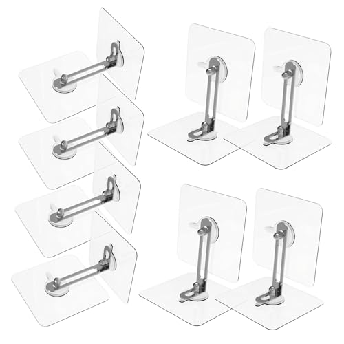 ELAYARD 8 Stück Teiliges Möbelanker ohne Bohren Selbstklebende Anti Kipp Befestigung für Bücherregal Kommode Schrank Kindersichere Metallanker für Stabile Fixierung und Rutschschutz ELAYARD 8 Stück Teiliges Möbelanker ohne Bohren Selbstklebende Anti Kipp Befestigung für Bücherregal Kommode Schrank Kindersichere Metallanker für Stabile Fixierung und Rutschschutz von ELAYARD