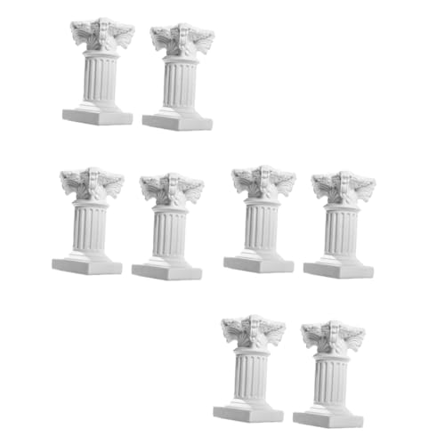ELAYARD 8 Stück Teiliges Römisches Säulen dekor aus Harz Elegante Kleine Sockel für Kerzenhalter Leichter Tragbarer Tischständer für Hochzeits Wohnraumdekoration ELAYARD 8 Stück Teiliges Römisches Säulen dekor aus Harz Elegante Kleine Sockel für Kerzenhalter Leichter Tragbarer Tischständer für Hochzeits Wohnraumdekoration von ELAYARD