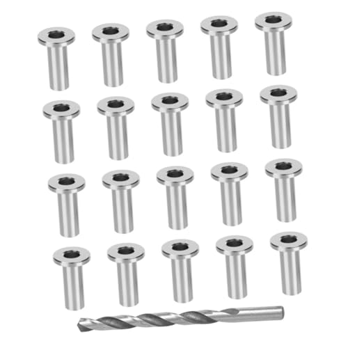ELAYARD 80 Stück Teiliges Edelstahl Schutzmantel für Stahlseil Geländer DIY Kabelschutz für Treppen und Decks Langlebig Rostfrei Inklusive Bohrer Geeignet für Innen Außenbereich ELAYARD 80 Stück Teiliges Edelstahl Schutzmantel für Stahlseil Geländer DIY Kabelschutz für Treppen und Decks Langlebig Rostfrei Inklusive Bohrer Geeignet für Innen Außenbereich von ELAYARD