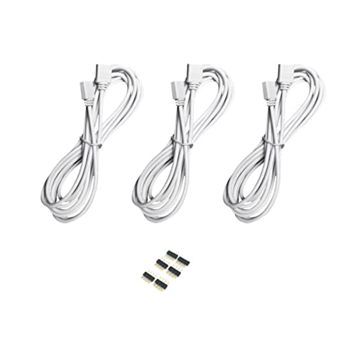 ELAYARD 9 Stück Teiliges Rgb LED Verlängerungskabel Pin Steckern Bunte Lichtleisten verbindung ohne Löten Flexible Kompatibel mit LED Lichtstreifen und Controllern Zufällige Farbe von ELAYARD