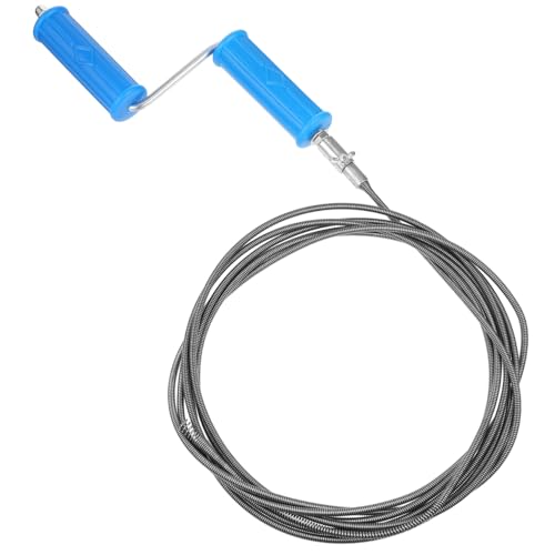 ELAYARD Abflussreiniger Spirale Flexibel Stahl Draht Rohrreinigungsgerät Rohrreinigungsschlange Verstopfungswerkzeug Für Küche Bad Dusche Manuelle Und Elektrische Nutzung von ELAYARD
