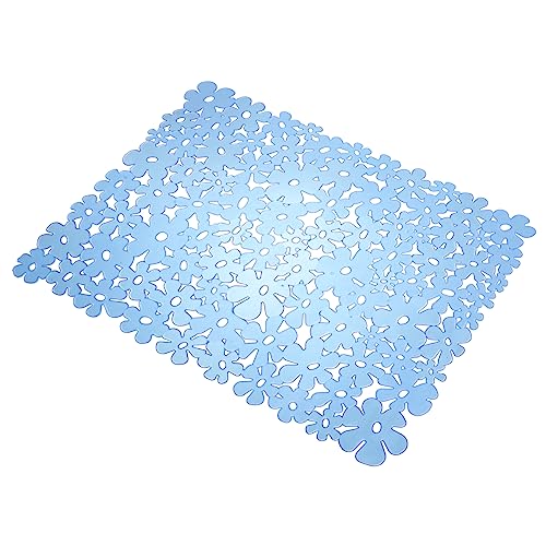 ELAYARD Abtropfmatte aus PVC für Küchenspüle Rutschfeste Waschbeckenmatte mit Gitterdesign Zuschneidbare Schutzmatte für Geschirr und Trocknung Vielseitig für Küche und Wohnzimmer von ELAYARD