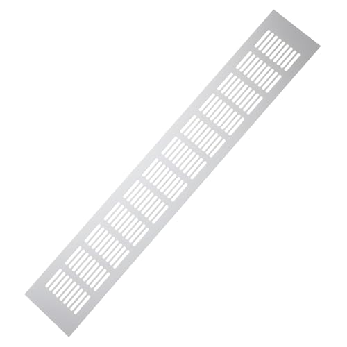 ELAYARD Aluminiumlegierung Lüftungsgitter Möbel Belüftungsnetz Rechteckig Atmungsaktiv Ventilationsgitter für Schuhschrank Schrank Wärmeableitung Zubehör von ELAYARD