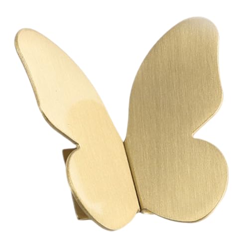 ELAYARD Aluminiumlegierung Schmetterling Möbelknopf Vintage Kommode Griff Einloch Schrankgriff für Kleiderschrank Schminktisch Türgriff von ELAYARD