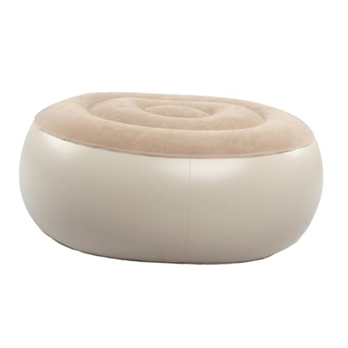 ELAYARD Aufblasbarer Tragbarer Lazy Foot Stool mit Samtoberfläche Kompakt Leicht Multifunktional als Fußhocker für Camping Büro Auto und Outdoor Einfach zu Verstauen und Mitzunehmen von ELAYARD