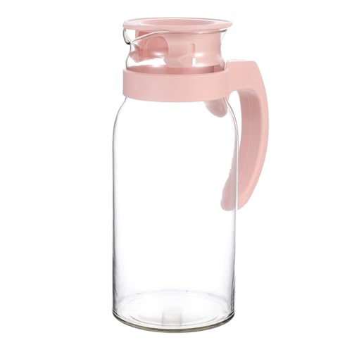 ELAYARD Auslaufsichere Wasserkanne mit Kältebeständigem Design Langlebig und Wiederverwendbar für Tee Saft und Kalte Getränke Modernes Transparentes Gefäß für Haushalt und von ELAYARD