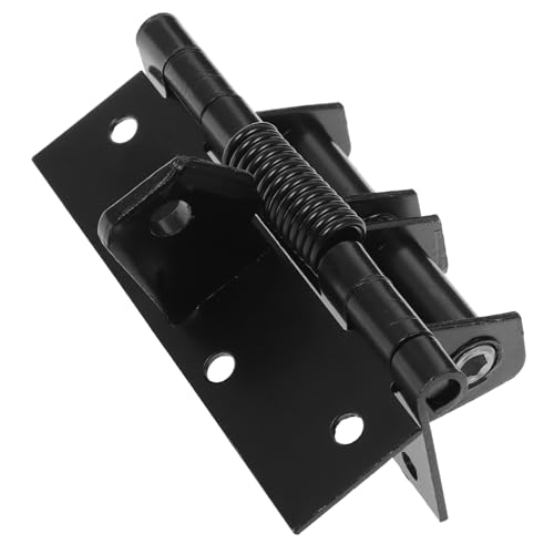 ELAYARD Automatisches Türscharnier mit Feder Positionierung Verstellbar Selbstschließend Robust für Holz Eisentüren Garage Bad Waschraum Links Rechtsseitig Montierbar Türband von ELAYARD