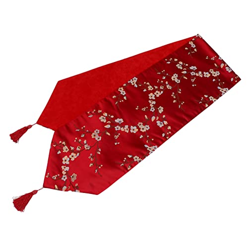ELAYARD Blossom Tischläufer aus Hochwertigem Vielseitig als Tischdecke Wandteppich oder Bettdecke Einsetzbar mit Festlichen Quasten Schützt Tischplatten für Hochzeit und Partydeko Maße ELAYARD Blossom Tischläufer aus Hochwertigem Vielseitig als Tischdecke Wandteppich oder Bettdecke Einsetzbar mit Festlichen Quasten Schützt Tischplatten für Hochzeit und Partydeko Maße von ELAYARD