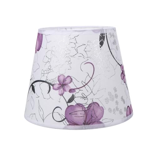ELAYARD Blumiger Stoff lampenschirm Tischlampen abdeckung aus Robustem Material Dekorativ für Wohnzimmer Schlafzimmer Kinderzimmer Passend für Nachttisch Stehlampen Langlebig und ELAYARD Blumiger Stoff lampenschirm Tischlampen abdeckung aus Robustem Material Dekorativ für Wohnzimmer Schlafzimmer Kinderzimmer Passend für Nachttisch Stehlampen Langlebig und von ELAYARD