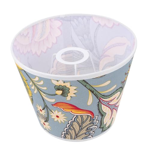 ELAYARD Bunte Stoff Lampenschirm Vintage Stil Lampenschirm für Tisch Hängelampen Langebiger mit Warmem Licht Einfache Montage Dekoratives Wohnaccessoire ELAYARD Bunte Stoff Lampenschirm Vintage Stil Lampenschirm für Tisch Hängelampen Langebiger mit Warmem Licht Einfache Montage Dekoratives Wohnaccessoire von ELAYARD