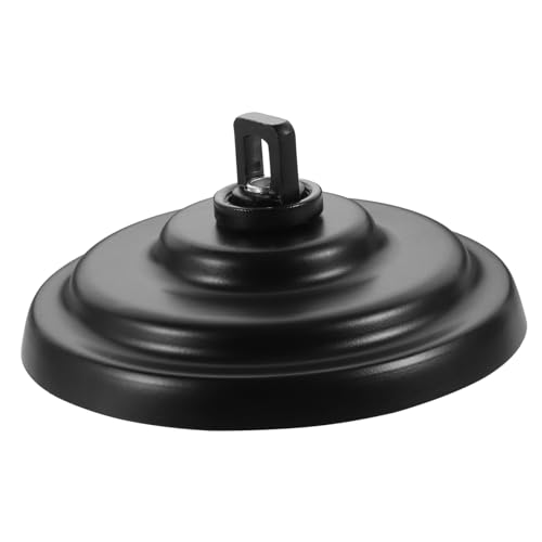 ELAYARD Ceiling Mounted Plate Kit Deckenlampe Vintage Fassung Retro Stil Hängelampe Montageplatte für Wand und Deckenleuchten Schwarz Robust und Rostfrei ELAYARD Ceiling Mounted Plate Kit Deckenlampe Vintage Fassung Retro Stil Hängelampe Montageplatte für Wand und Deckenleuchten Schwarz Robust und Rostfrei von ELAYARD