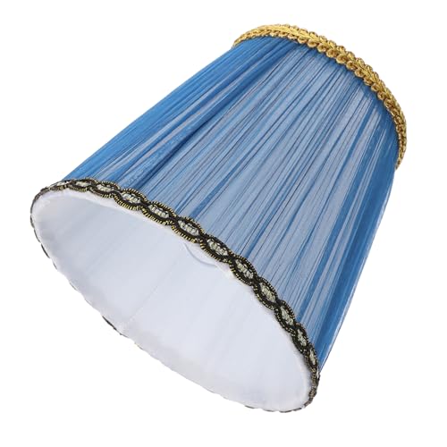 ELAYARD Cloth Lamp Shade Lamp Cover Fabric Art Installieren Warmes Licht für Kronleuchter Blau von ELAYARD