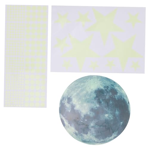 ELAYARD DIY Nachtleuchtende Mond Sternaufkleber Selbstklebend Luminous Wandtattoo für Fenster Schlafzimmer Kinderzimmer Dekoration Leuchtende Sterne Tapete Sticker ELAYARD DIY Nachtleuchtende Mond Sternaufkleber Selbstklebend Luminous Wandtattoo für Fenster Schlafzimmer Kinderzimmer Dekoration Leuchtende Sterne Tapete Sticker von ELAYARD