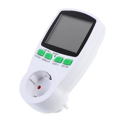 ELAYARD Digitaler Energiemesser Steckdose mit Lcd display Stromverbrauchsmonitor Langlebiger Umweltfreundlicher Messadapter Geeignet für Acv Präzise Leistungsüberwachung und ELAYARD Digitaler Energiemesser Steckdose mit Lcd display Stromverbrauchsmonitor Langlebiger Umweltfreundlicher Messadapter Geeignet für Acv Präzise Leistungsüberwachung und von ELAYARD