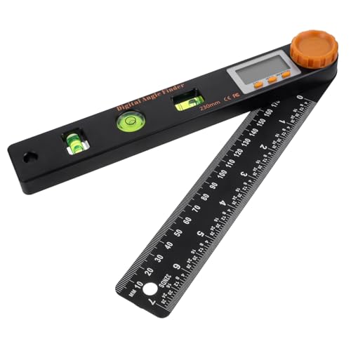 ELAYARD Digitaler Winkelmesser mit Lcd display Multifunktionaler Elektronischer Winkelmesser und Wasserwaage für Holzbearbeitung Präzises Messwerkzeug mit Verschleißfesten Skalen Kompakt von ELAYARD