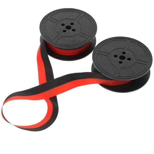 ELAYARD Doppelte Spule Schreibmaschinen Farbband Nylon Material Verschleißfest Klare Drucke Rotes Schwarzes Band Kompatibel mit Klassischen Mechanischen Modellen Installieren Langlebig ELAYARD Doppelte Spule Schreibmaschinen Farbband Nylon Material Verschleißfest Klare Drucke Rotes Schwarzes Band Kompatibel mit Klassischen Mechanischen Modellen Installieren Langlebig von ELAYARD