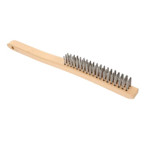 ELAYARD Drahtbürste aus Metallbürsten von Edelstahlbürsten Metallbürste zum Reinigen -Drahtbürsten Drahtwäscher Drahtverkehrsbürste Bürste mit Metallgriff Holz ELAYARD Drahtbürste aus Metallbürsten von Edelstahlbürsten Metallbürste zum Reinigen -Drahtbürsten Drahtwäscher Drahtverkehrsbürste Bürste mit Metallgriff Holz von ELAYARD