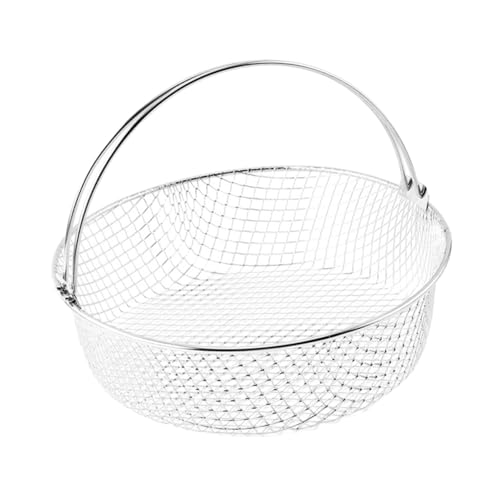ELAYARD Edelstahl Airfryer Korb mit Ergonomischem Griff Vielseitiger Backkorb für Pommes und Onion Rings Hitzebeständig Geeignet als Ersatz und Zubehör für Heißluftfritteusen ELAYARD Edelstahl Airfryer Korb mit Ergonomischem Griff Vielseitiger Backkorb für Pommes und Onion Rings Hitzebeständig Geeignet als Ersatz und Zubehör für Heißluftfritteusen von ELAYARD