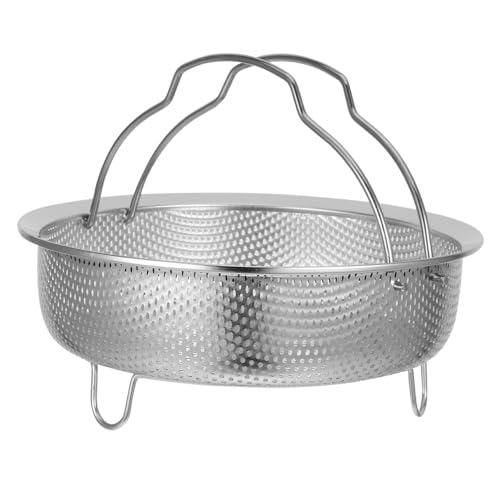 ELAYARD Edelstahl Dampfkorb für Kochtopf Kompatibler Steamer Einsatz mit Lochdesign Hitzebeständig und Langlebig Vielseitiger Dampfeinsatz für Reis Gemüserezepte Einfach zu Reinigen ELAYARD Edelstahl Dampfkorb für Kochtopf Kompatibler Steamer Einsatz mit Lochdesign Hitzebeständig und Langlebig Vielseitiger Dampfeinsatz für Reis Gemüserezepte Einfach zu Reinigen von ELAYARD