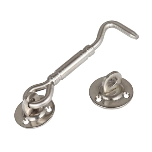 ELAYARD Edelstahl Fensterhaken Windfest Old fashioned Fenster Verschluss Haken Robust Einfach zu Montieren für Sicheres Einhängen Am Fensterrahmen ELAYARD Edelstahl Fensterhaken Windfest Old fashioned Fenster Verschluss Haken Robust Einfach zu Montieren für Sicheres Einhängen Am Fensterrahmen von ELAYARD