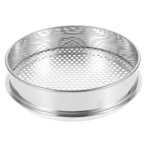 ELAYARD Edelstahl Gartensieb Bodensieb Feinmaschiges Sieb für Erde Gartenarbeit Effizienter Bodenfilter für Präzises Filtern von Kompost Steinen Unkraut im Garten Außenbereich von ELAYARD