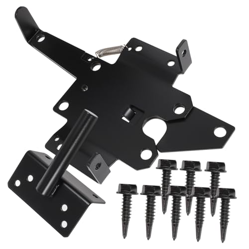 ELAYARD Edelstahl Gartentor Scharnier Schwerlast Torbänder mit Montageschrauben Rostfrei Automatischer Verschluss für Holztore Garten und Außentüren Einfache Installation Langlebig und von ELAYARD