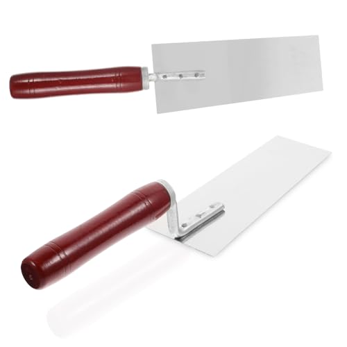 ELAYARD Edelstahl Maurerkelle mit Holzgriff Rostfreie Spachtel für Betonbearbeitung Langlebig und Bruchfest mit Nieten für Stabile Anwendung zum Verputzen und Glätten von Wänden ELAYARD Edelstahl Maurerkelle mit Holzgriff Rostfreie Spachtel für Betonbearbeitung Langlebig und Bruchfest mit Nieten für Stabile Anwendung zum Verputzen und Glätten von Wänden von ELAYARD